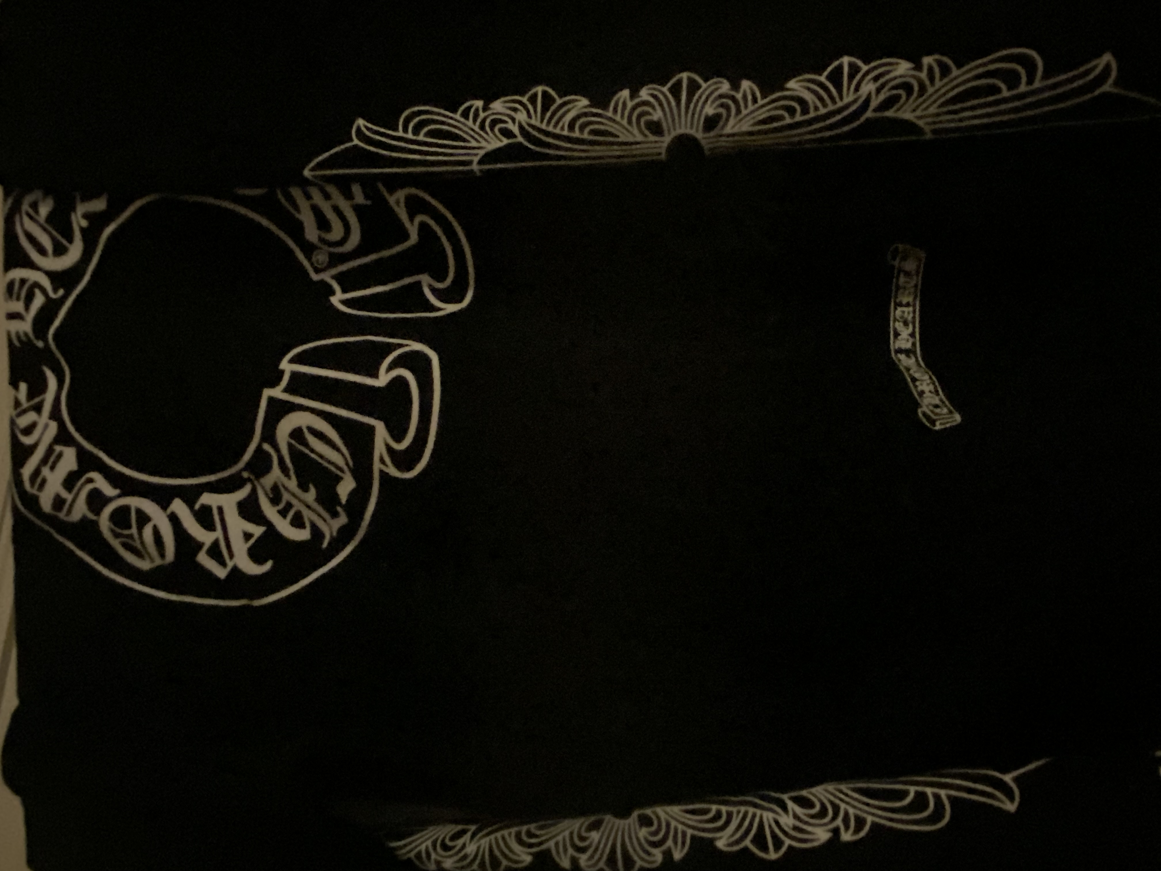 Chrome Hearts Horse Shoe Floral Hoodie Black review Mar 02