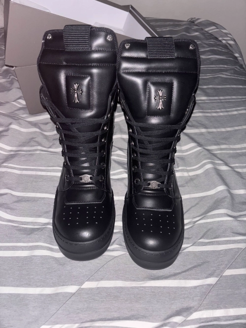 PK God Batch Chrome Hearts x ROWS shoes high review 