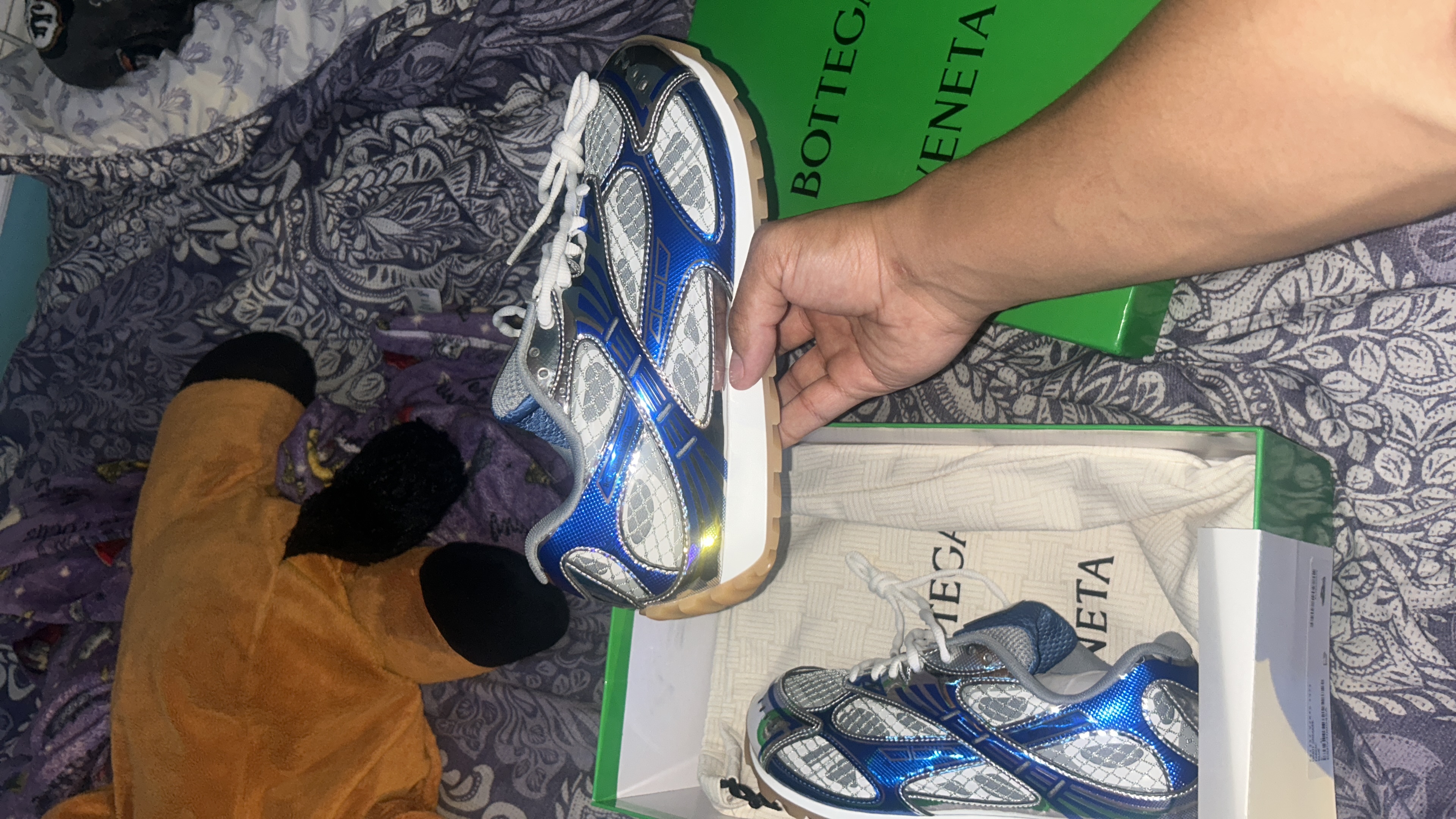 PK God Batch Bottega Veneta Orbit Sneaker Blue review Jeremy