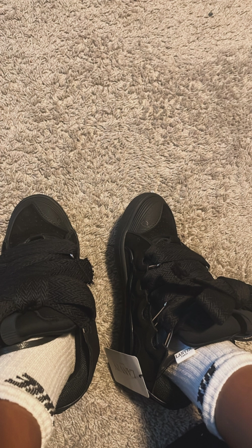  Lanvin Leather Curb All Black review 