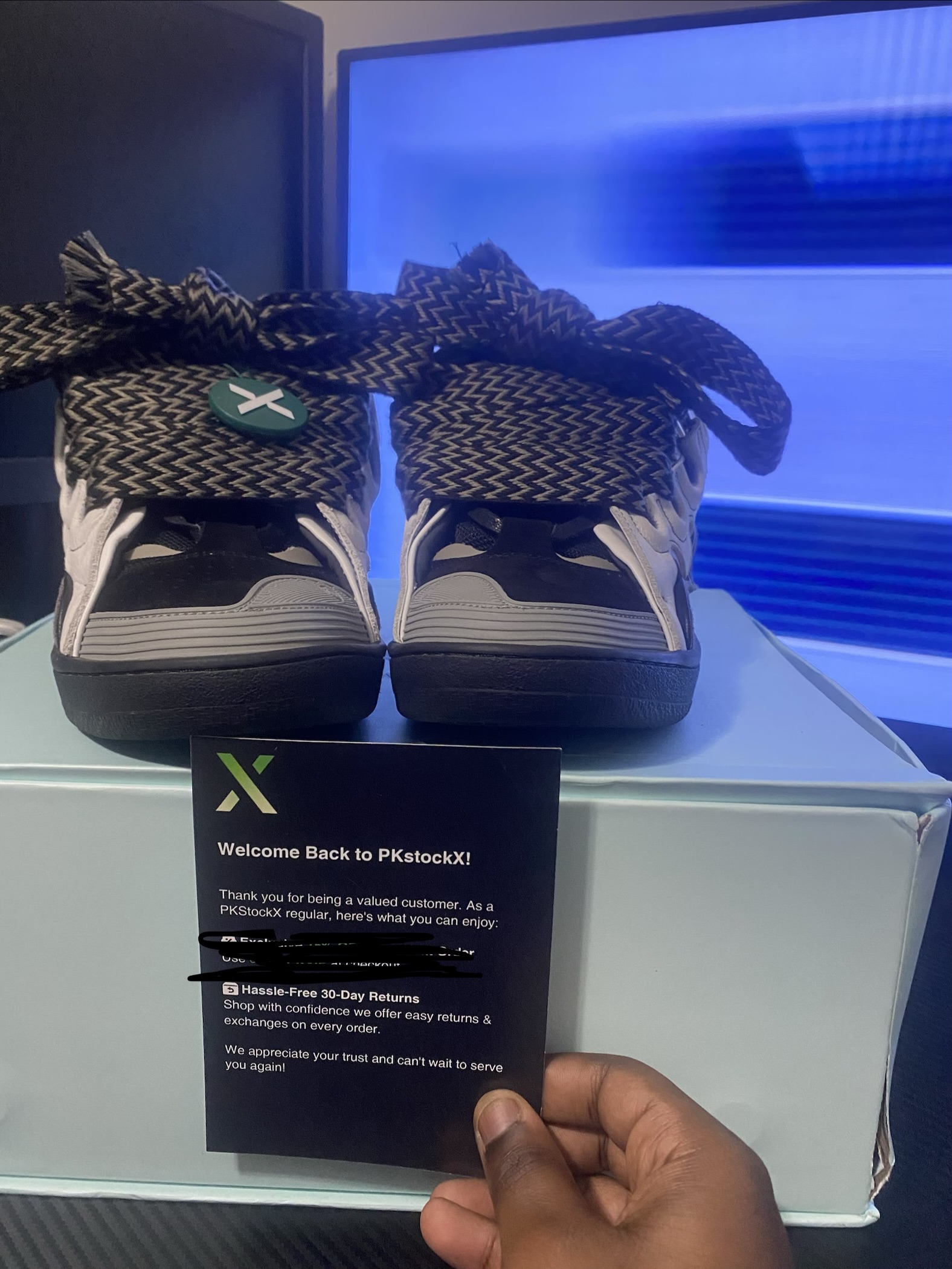 Lanvin Curb Sneakers White Anthracite review J5 00