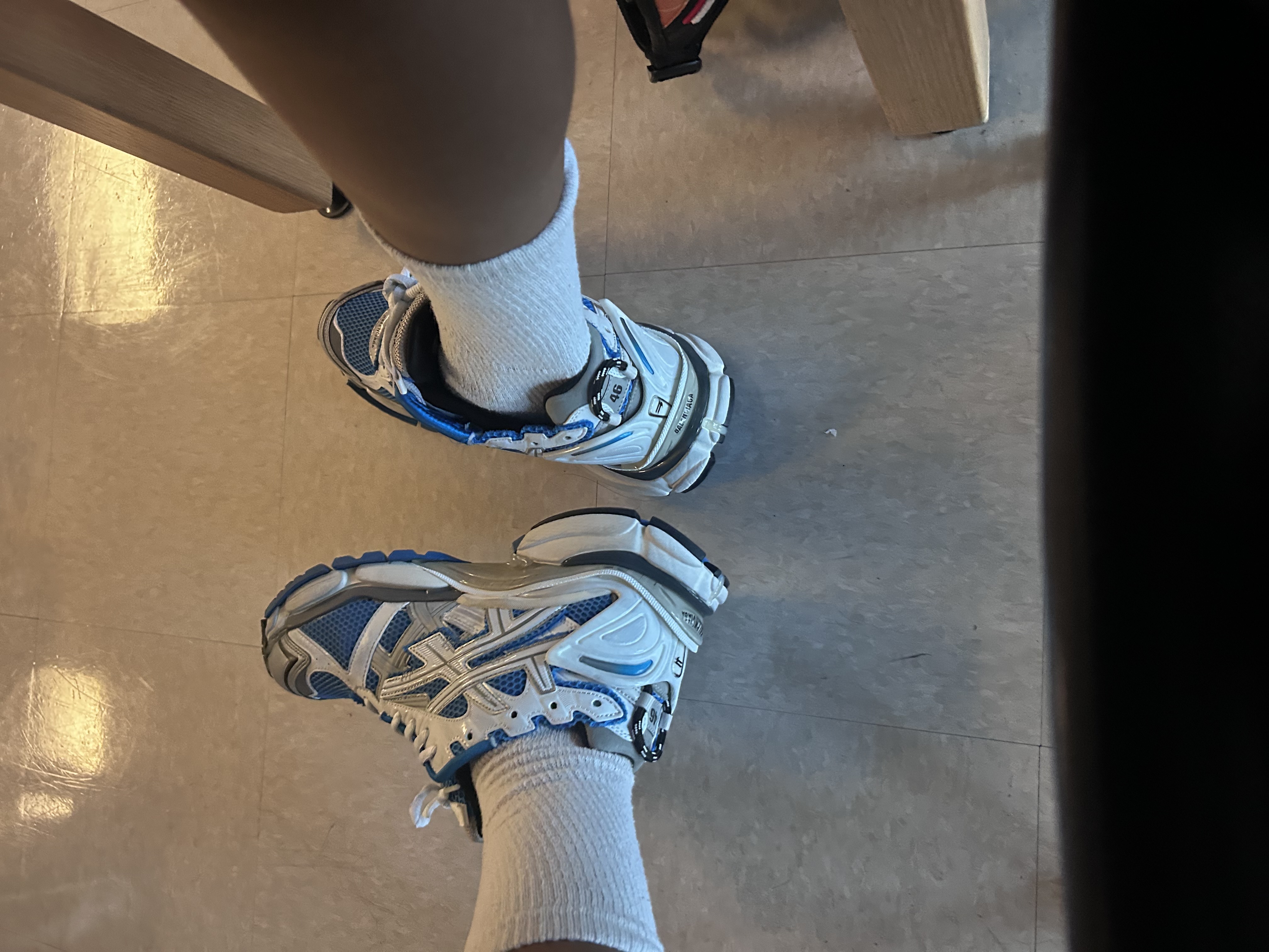 PK God Batch Balenciaga Runner White Blue review 0