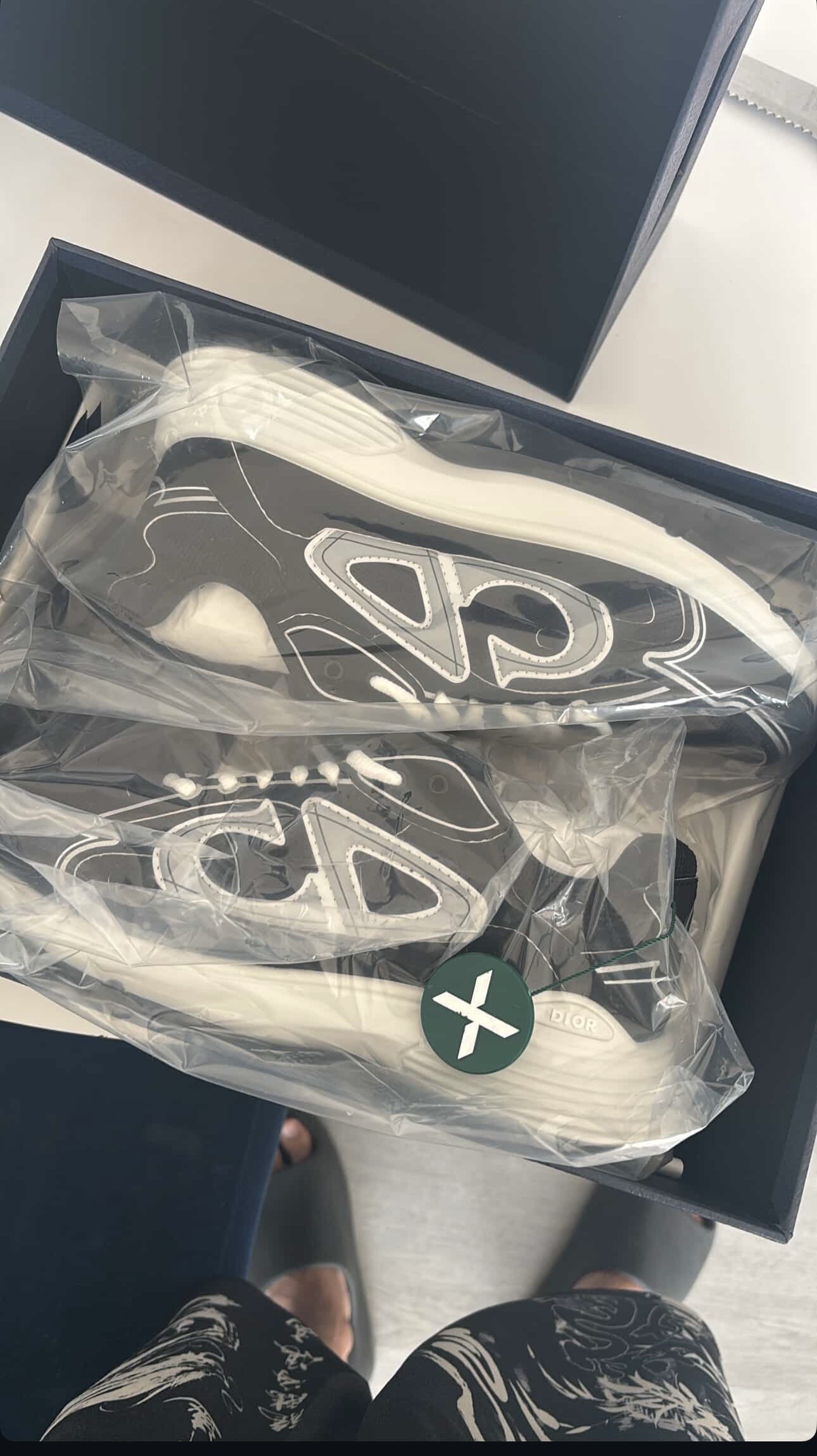 PK God Batch Dior Light Grey 'B30' Sneakers Black Coffee Color 3SN279ZND-H969 review Nicolay 00