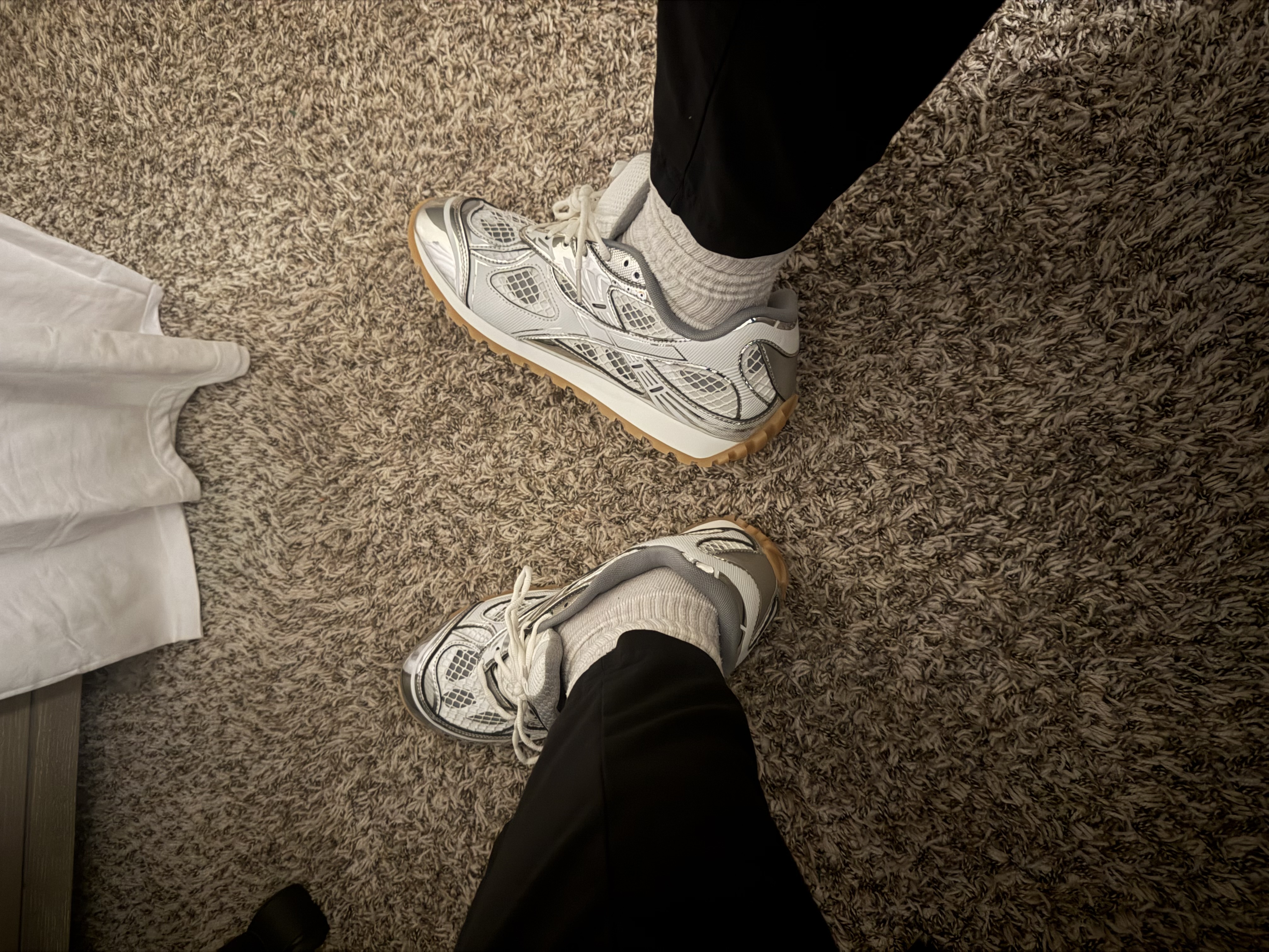 PK God Batch Bottega Veneta Orbit Sneaker Silver review chris