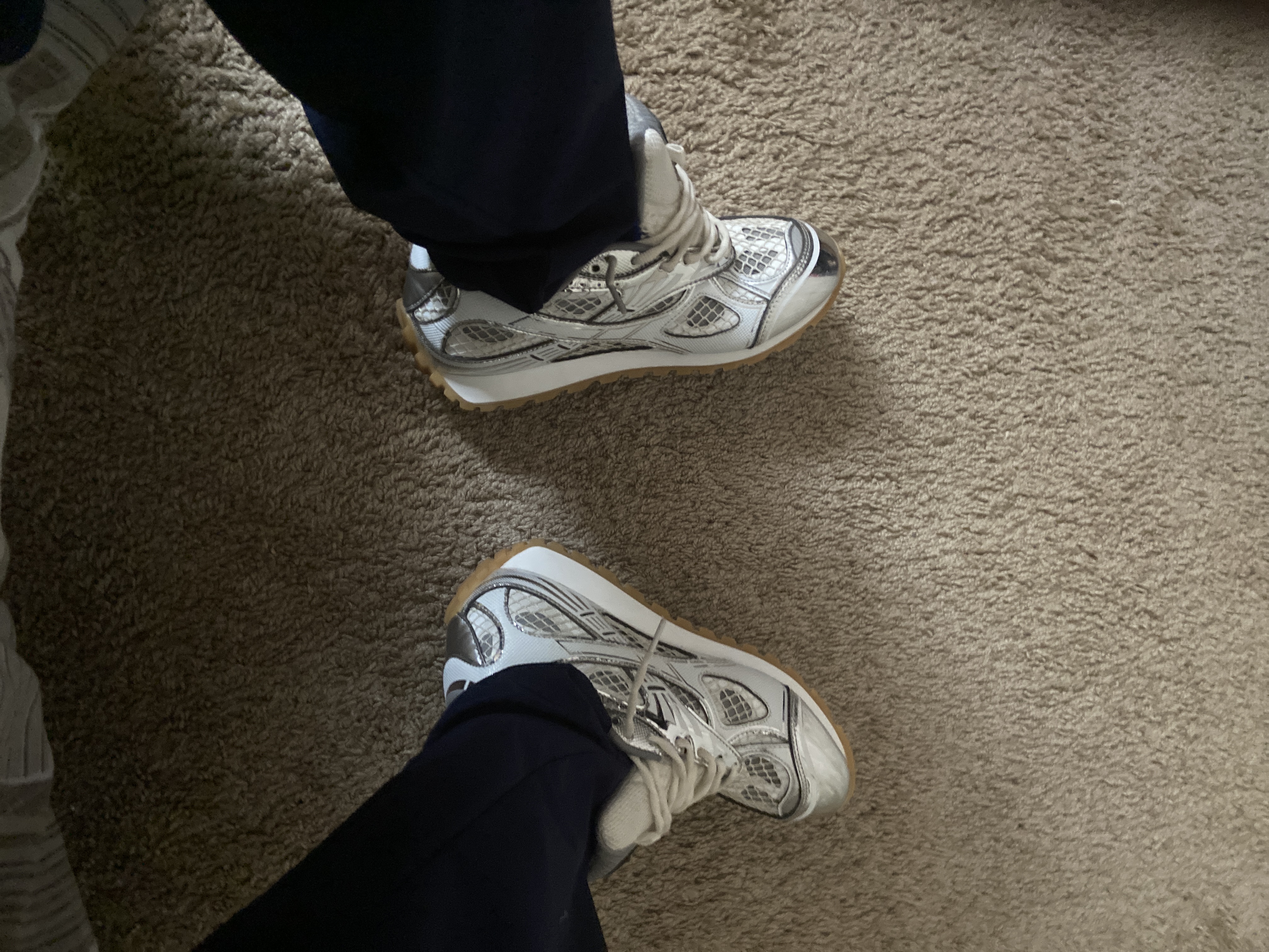 PK God Batch Bottega Veneta Orbit Sneaker Silver review Dejour