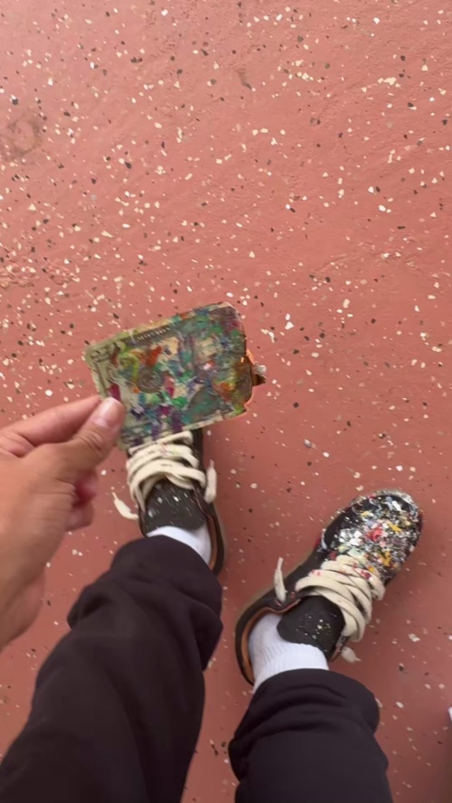 Maison Margiela Black Paint Sneakers review 