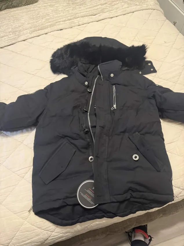  Moose knuckles  Zippered women's down jacket black (NFC) review Jhonkeiber Aguilera