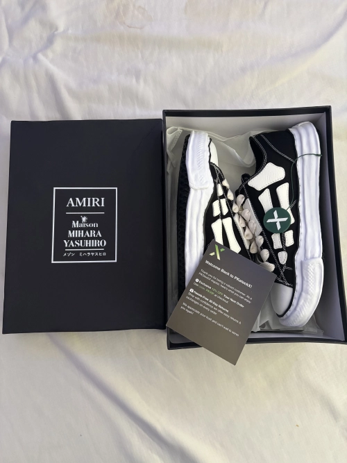 PK God Batch AMIRI MMY Bones x Maison MIHARA YASUHIRO Black reviewed by