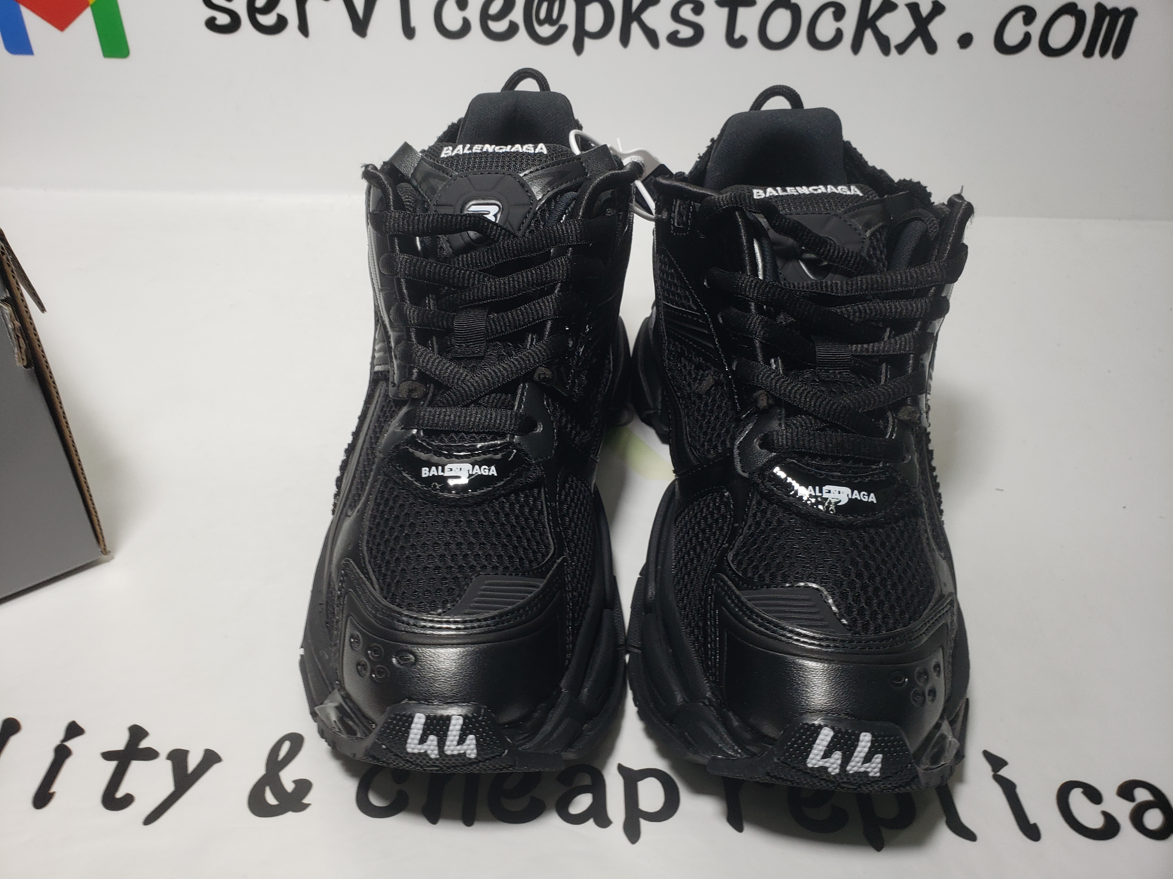 PK God Batch Balenciaga Runner Black LED review D*** 02