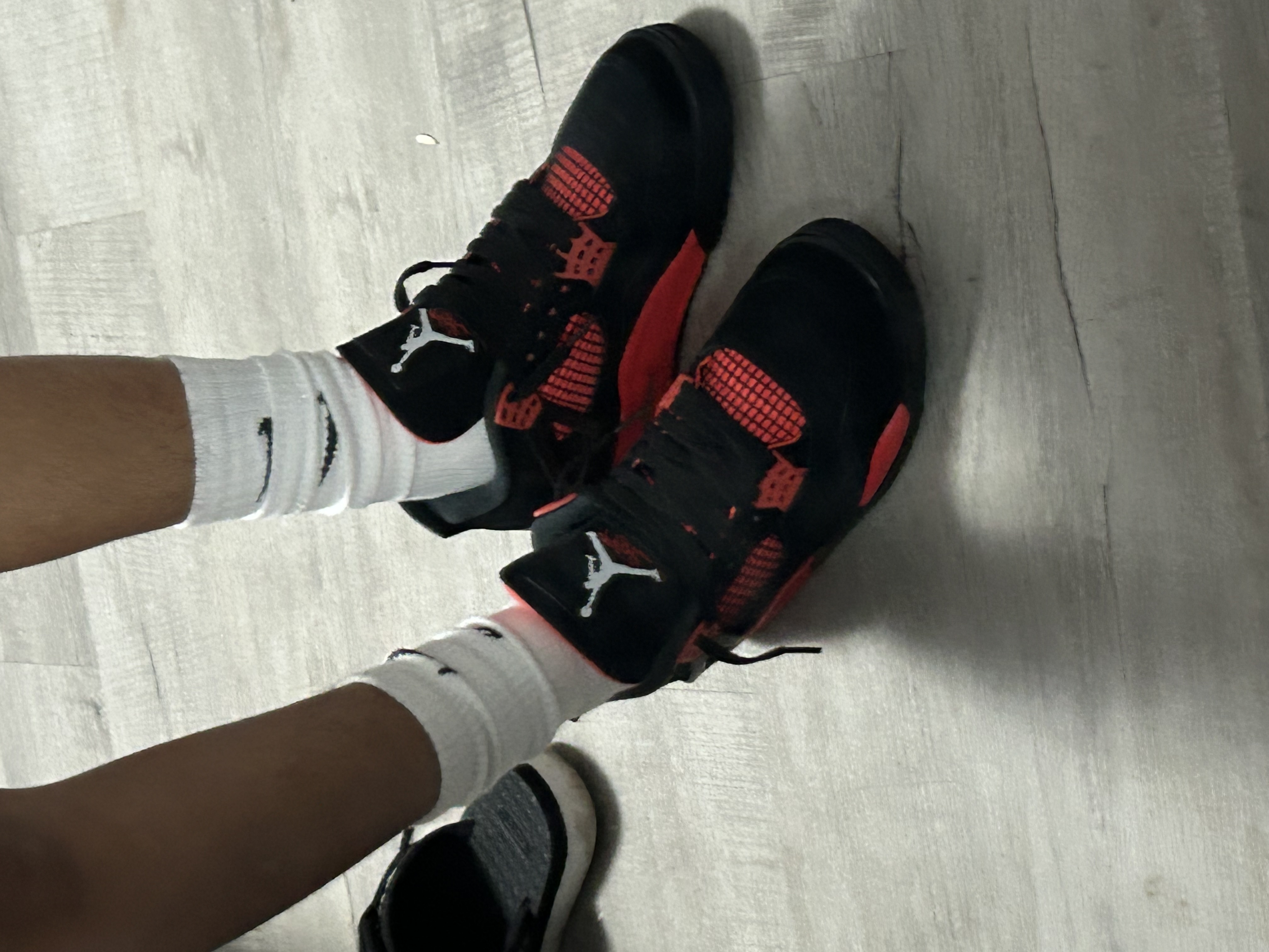 PK God Batch Air Jordan 4 Red Thunder CT8527-016 review Derian 00