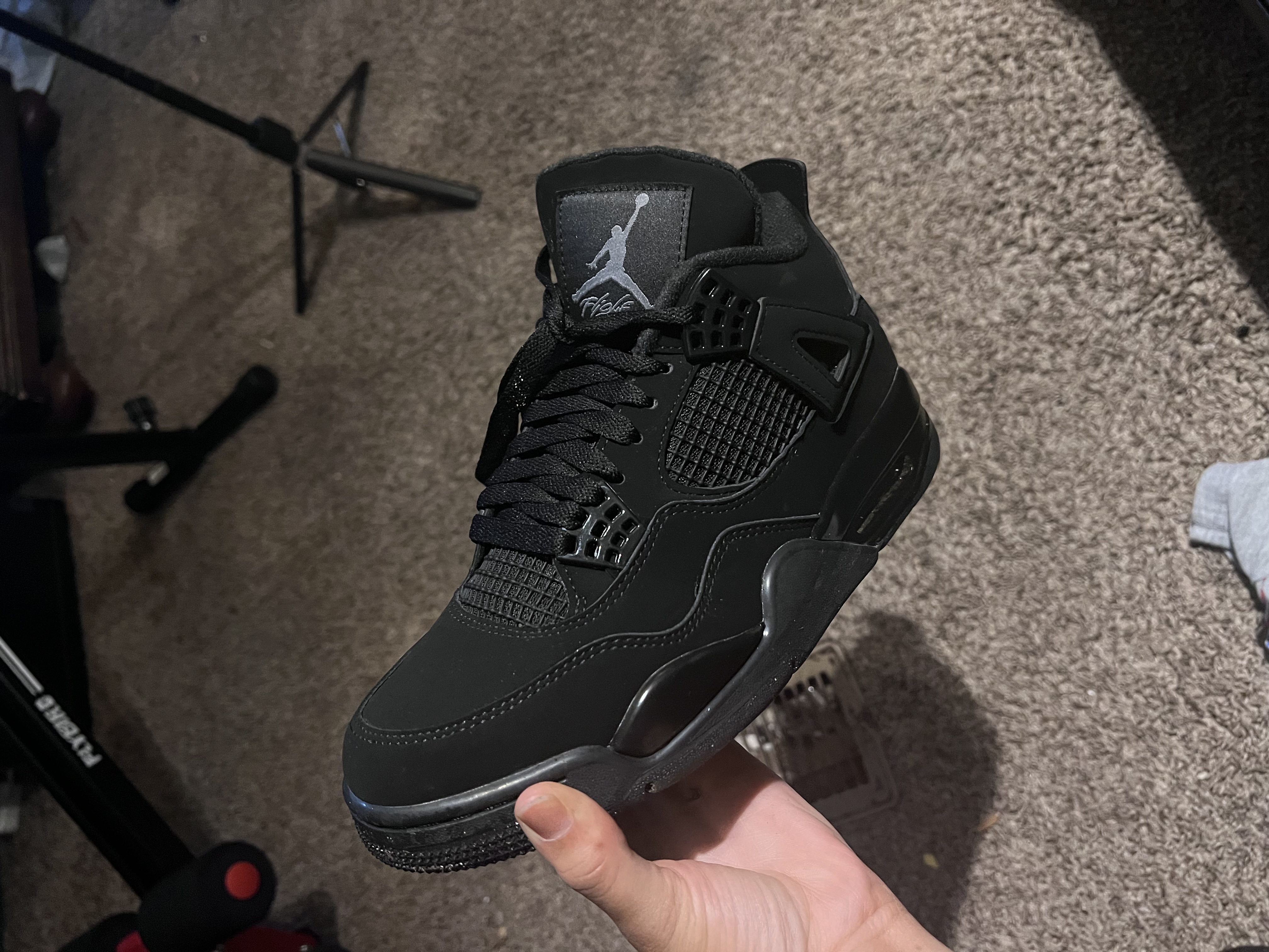 Special offer Batch Air Jordan 4 Retro Black Cat CU1110-010 review Black cats 01