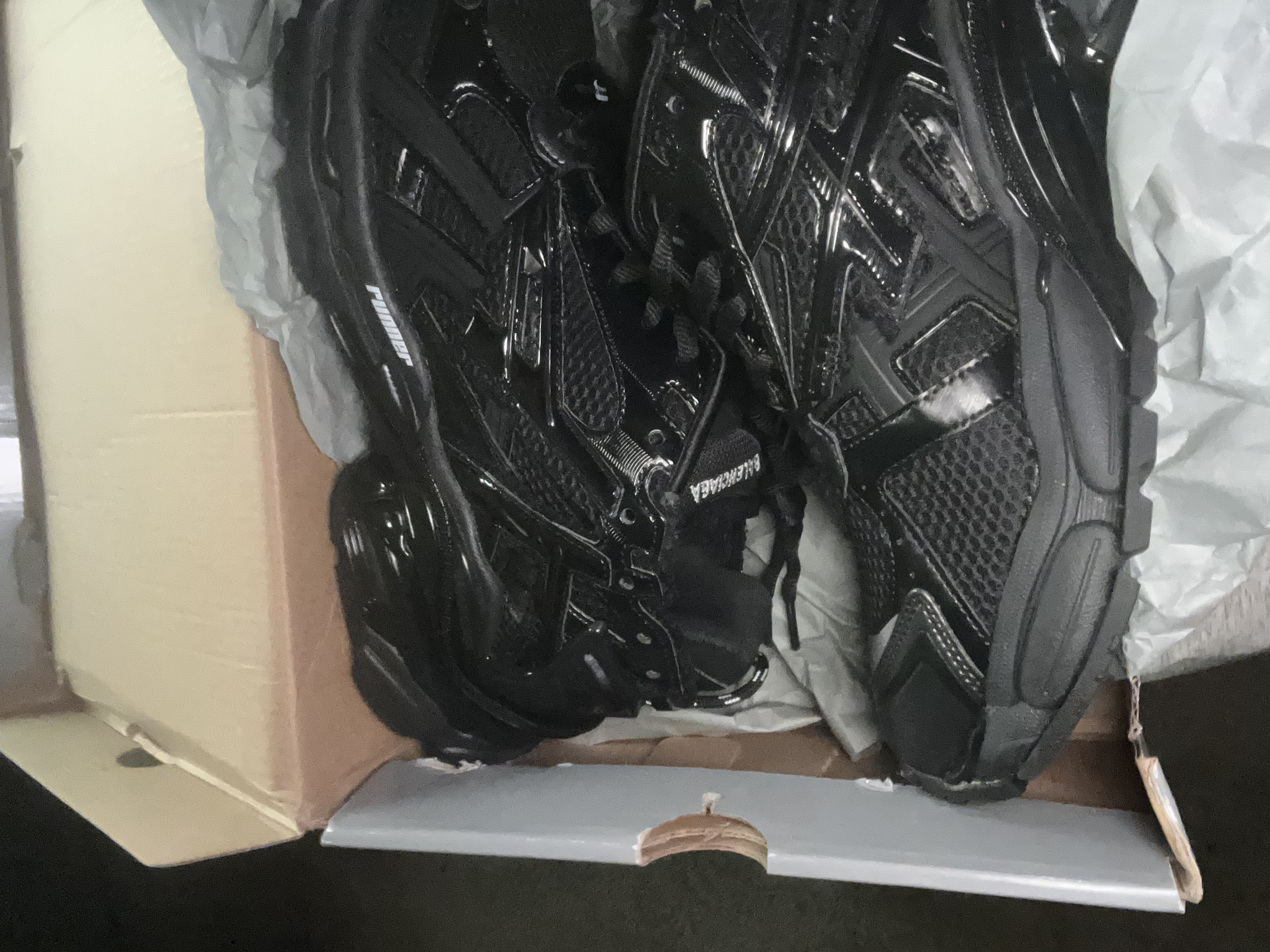 PK God Batch Balenciaga Runner Black review Repwarrior 00