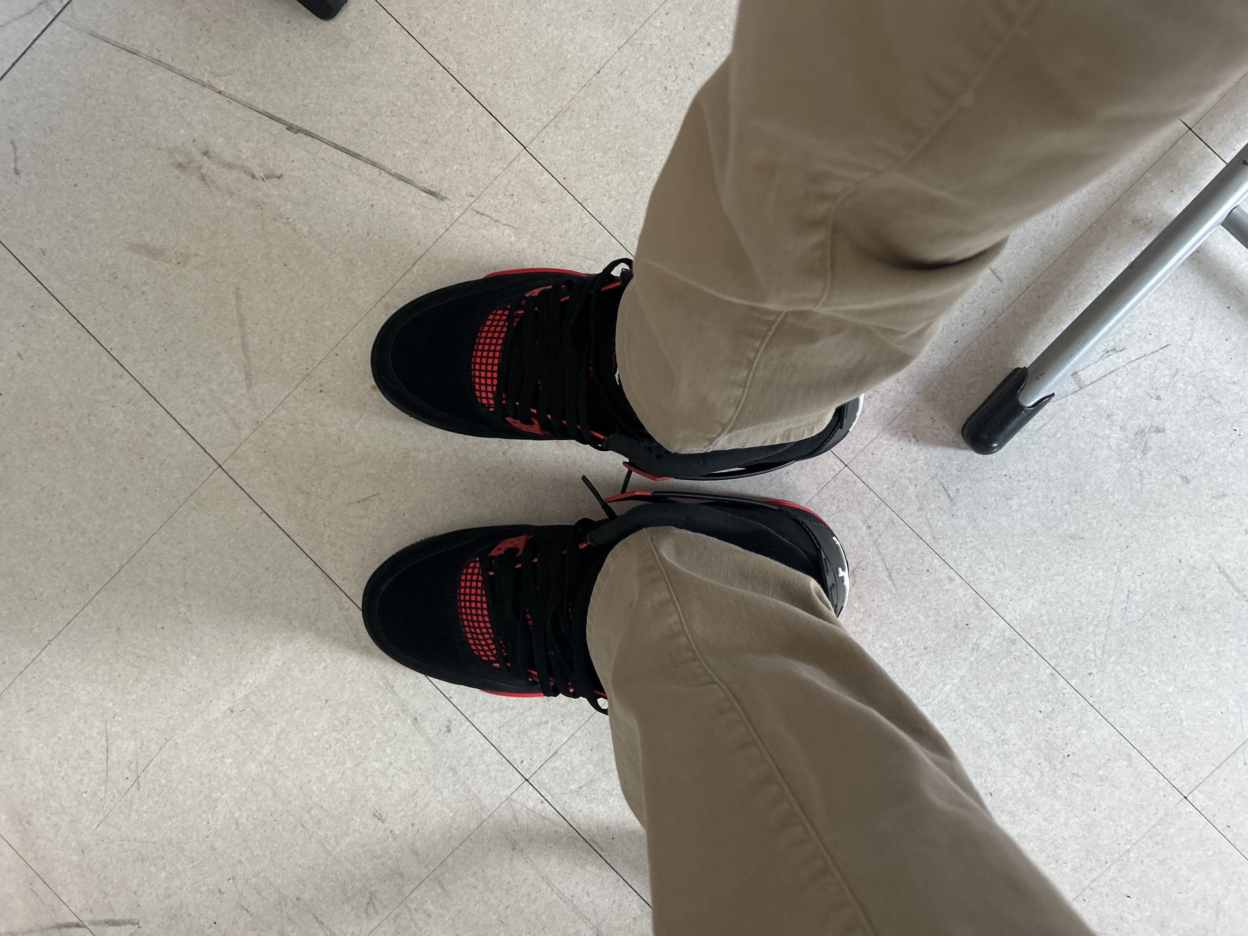 PK God Batch Air Jordan 4 Red Thunder CT8527-016 review king