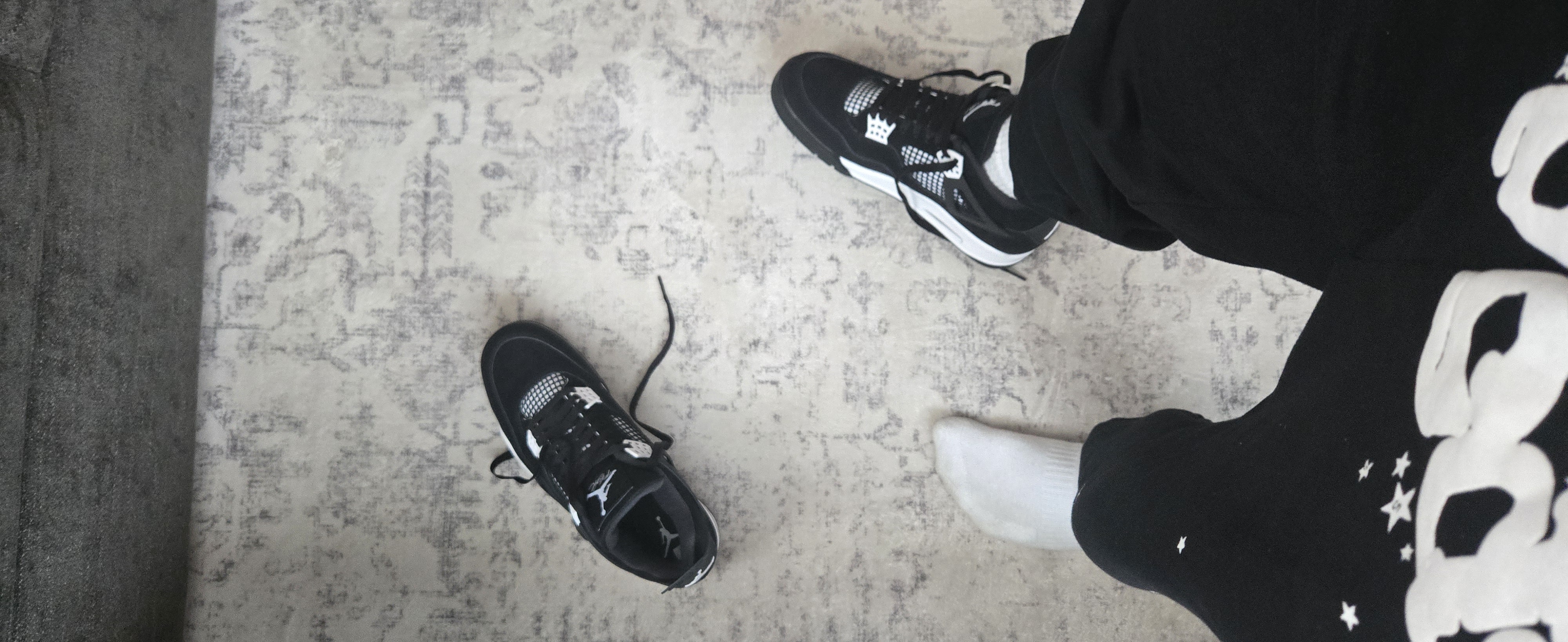PK God Batch Air Jordan 4 White Thunder FQ8138-001 review Los Spooky