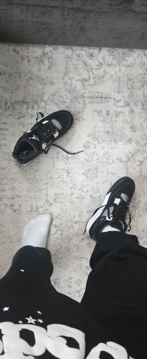 PK God Batch Air Jordan 4 White Thunder FQ8138-001 reviewed by