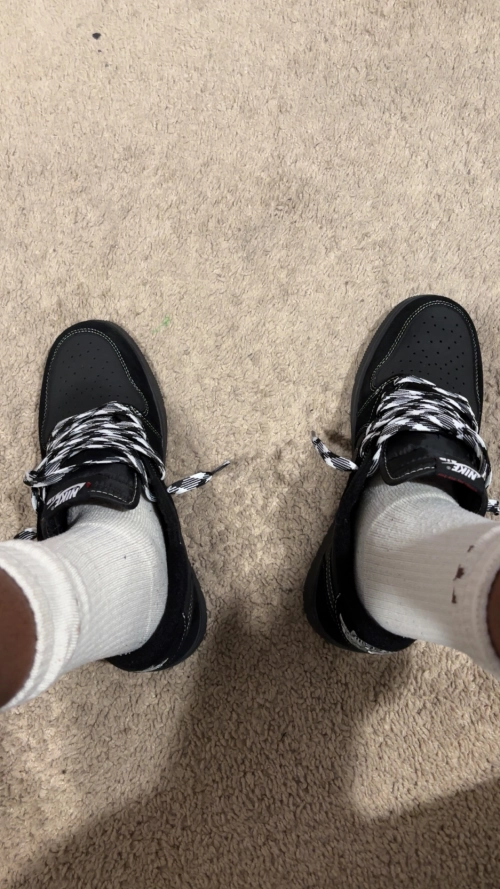 【Flash Sale】Air Jordan 1 Retro Low OG SP Travis Scott Black Phantom DM7866-001 reviewed by