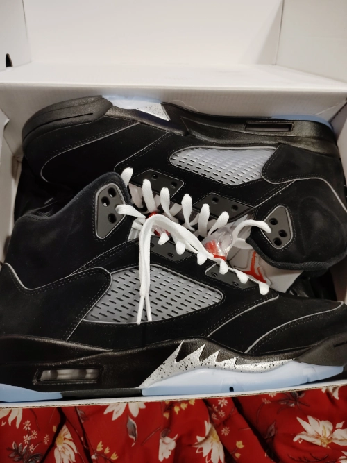 PK God Batch Air Jordan 5 Retro OG Black Metallic Reimagined HF3975-001 reviewed by