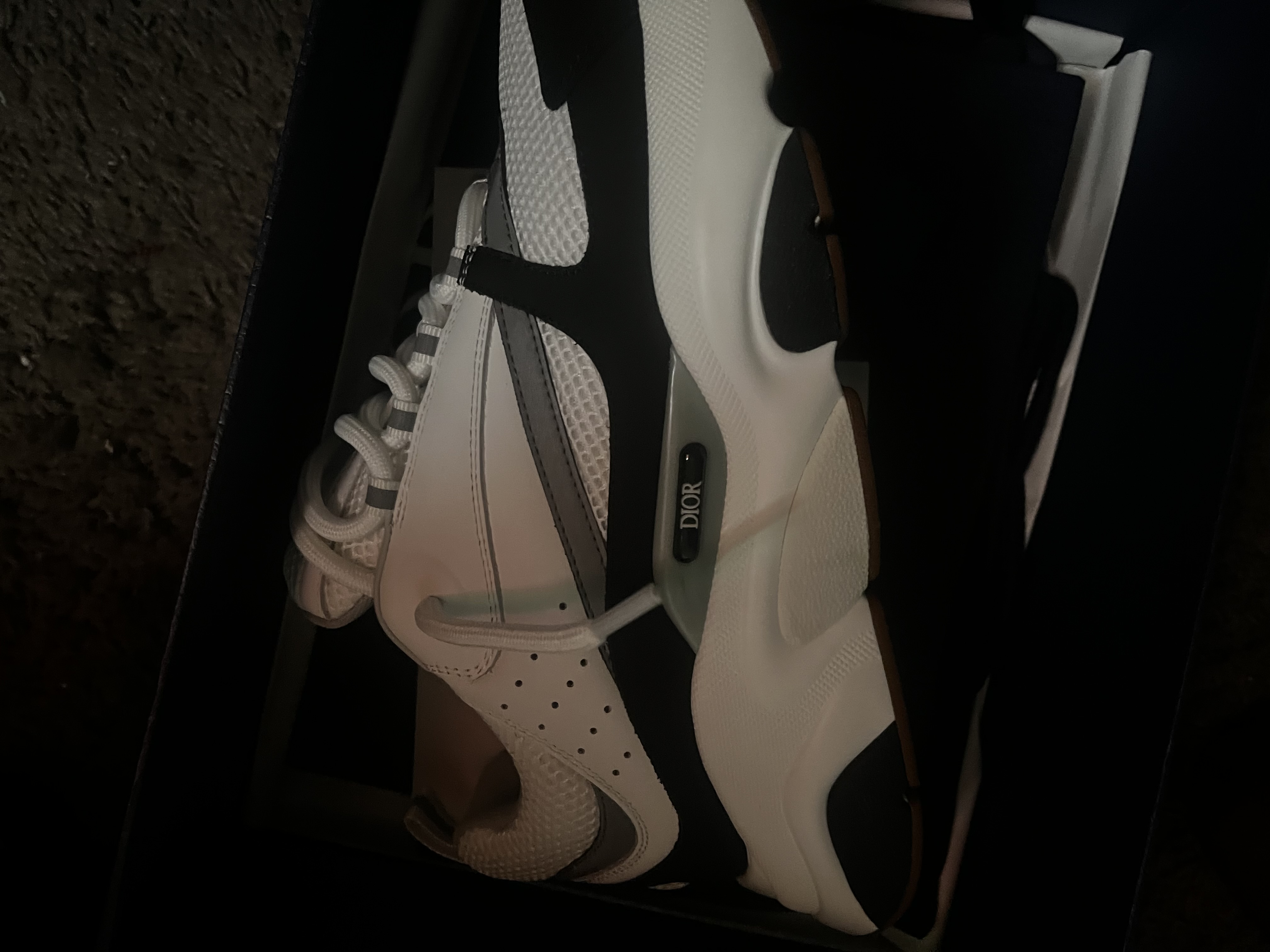 PK God Batch Dior White Black 'B22' Sneakers Cream review Teckeynot 01
