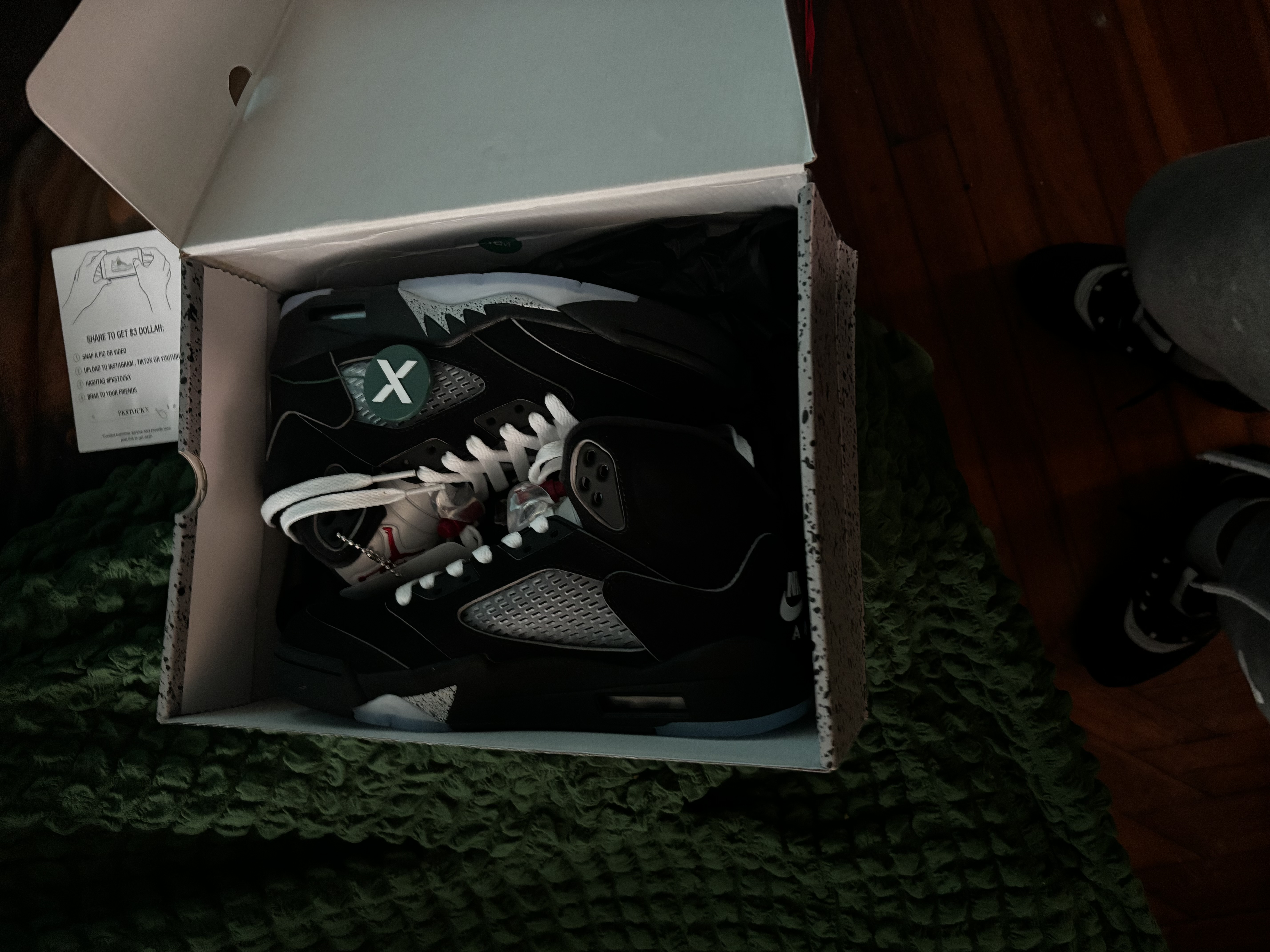 PK God Batch Air Jordan 5 Retro OG Black Metallic Reimagined HF3975-001 review Alex 00