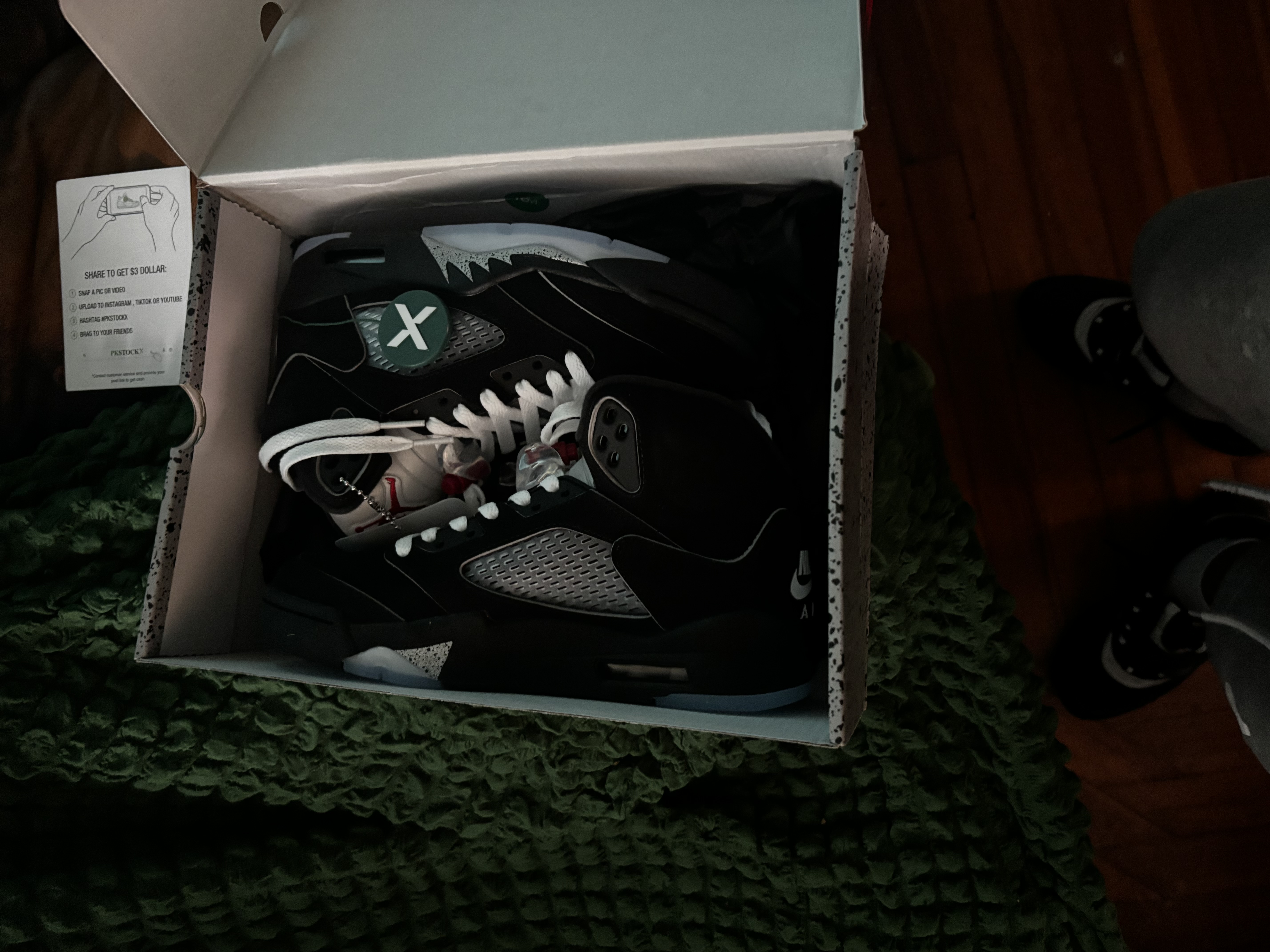 PK God Batch Air Jordan 5 Retro OG Black Metallic Reimagined HF3975-001 review Alex 01