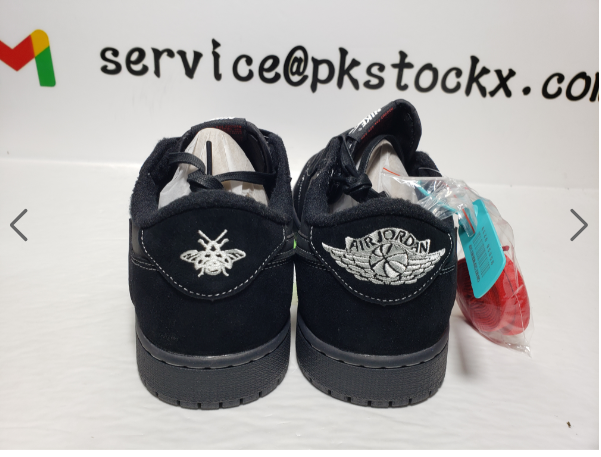 【Flash Sale】Air Jordan 1 Retro Low OG SP Travis Scott Black Phantom DM7866-001 review J 03