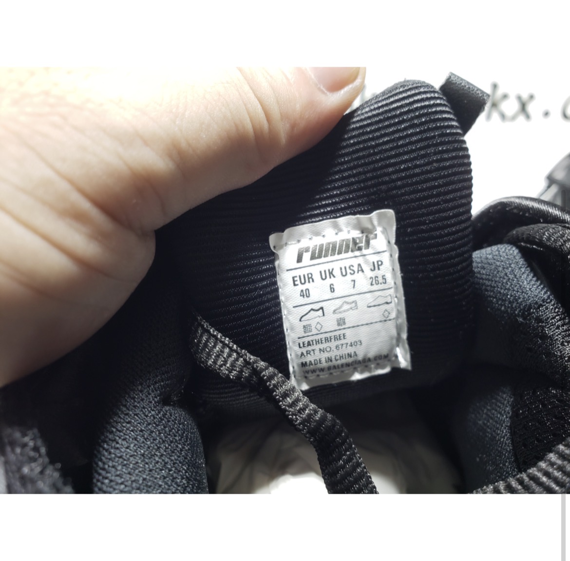 PK God Batch Balenciaga Runner Black review 0