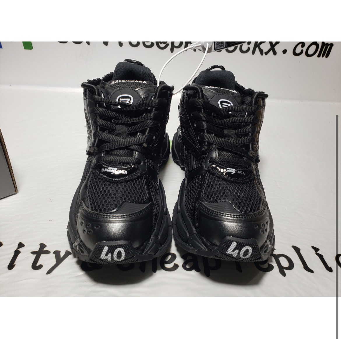PK God Batch Balenciaga Runner Black review 3
