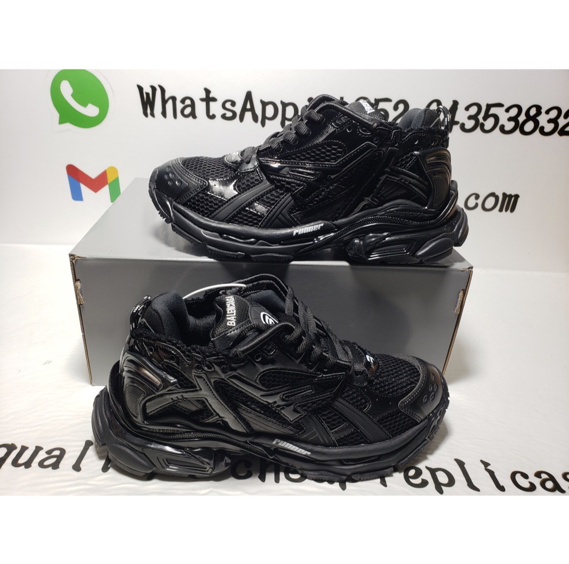 PK God Batch Balenciaga Runner Black review 2