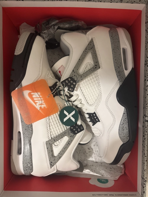 PK God Batch Air Jordan 4 Retro White Cement (2025) FV5029-100 reviewed by