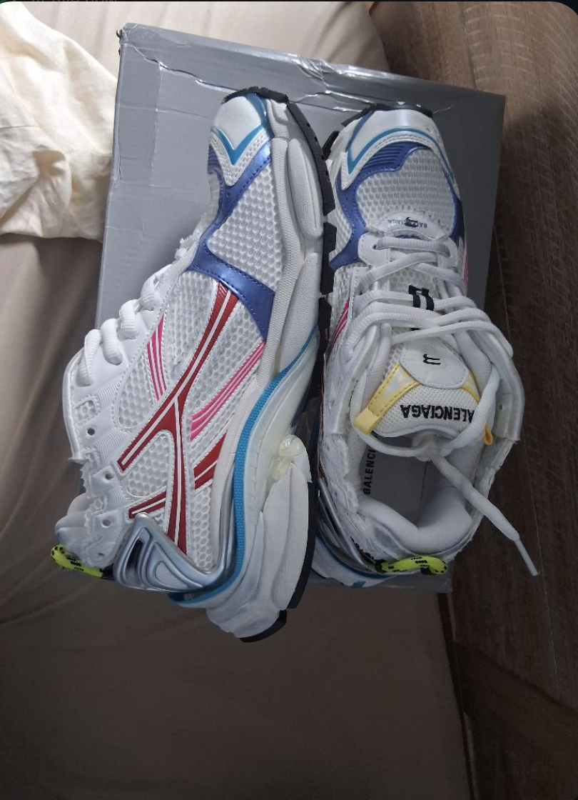 PK God Batch Balenciaga Runner Sneaker 'White Multi-Color' 772774 W3RBW 9645  review naamee 02