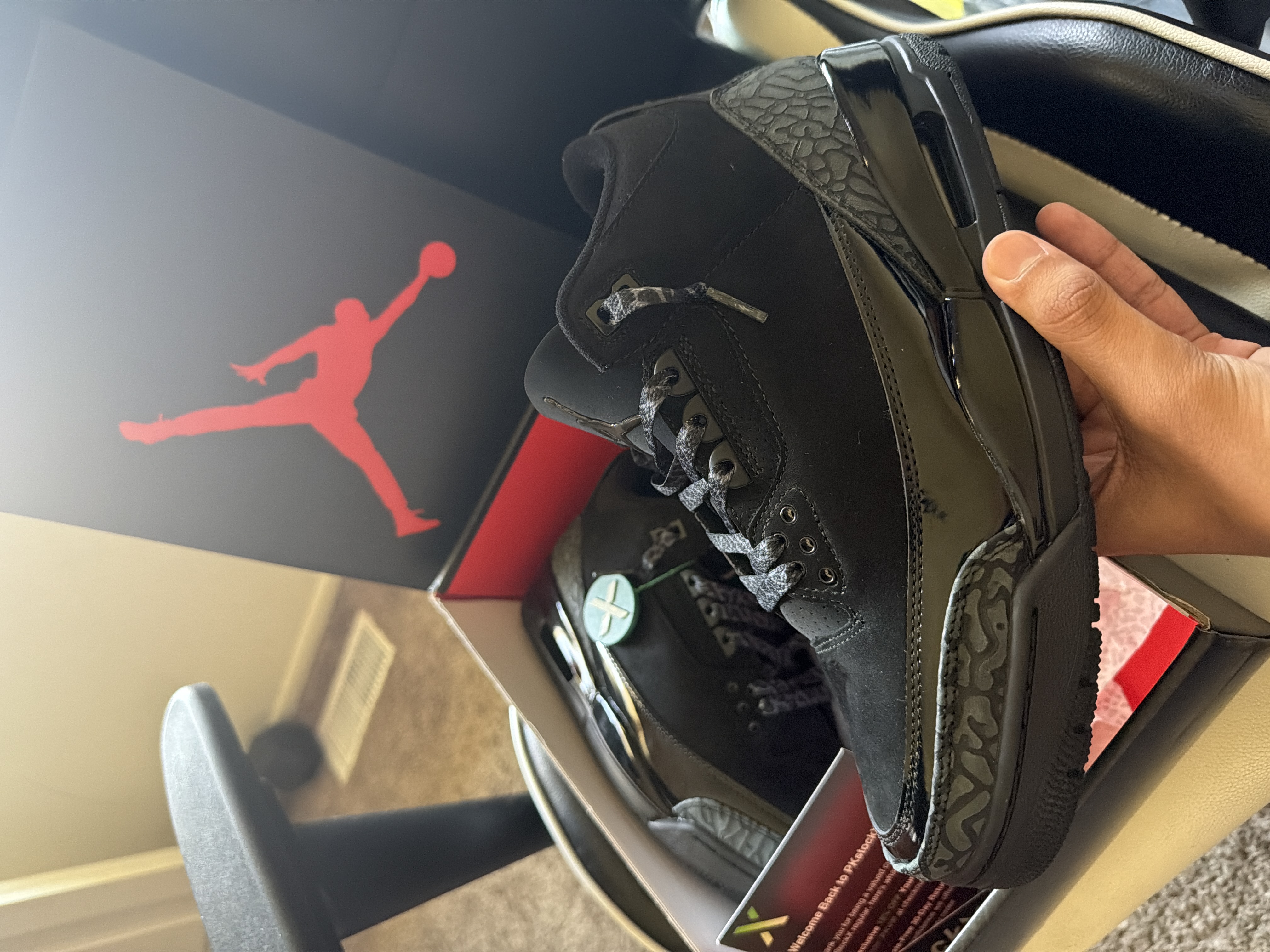 Air Jordan 3 Retro 'Black Cat' CT8532-001  review Fabricio 02
