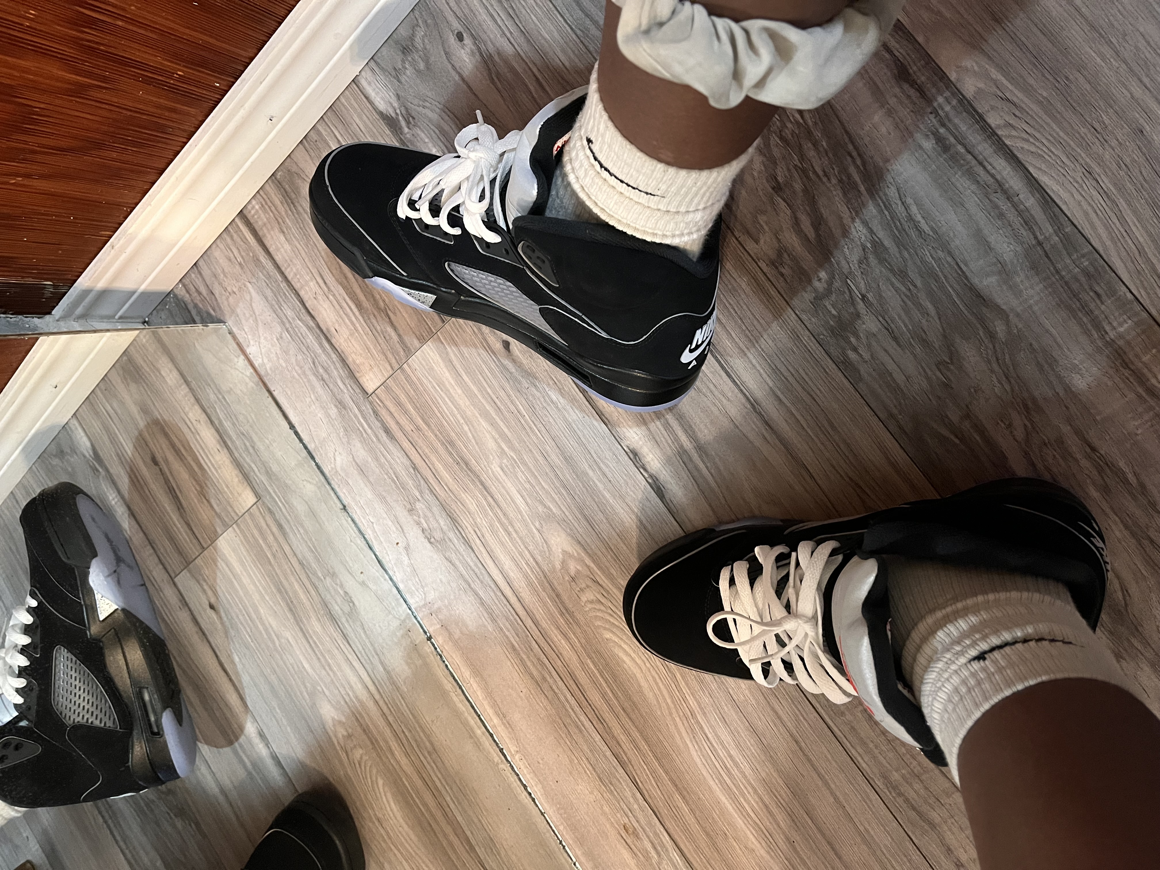 PK God Batch Air Jordan 5 Retro OG Black Metallic Reimagined HF3975-001 review Ÿabenpaid 01