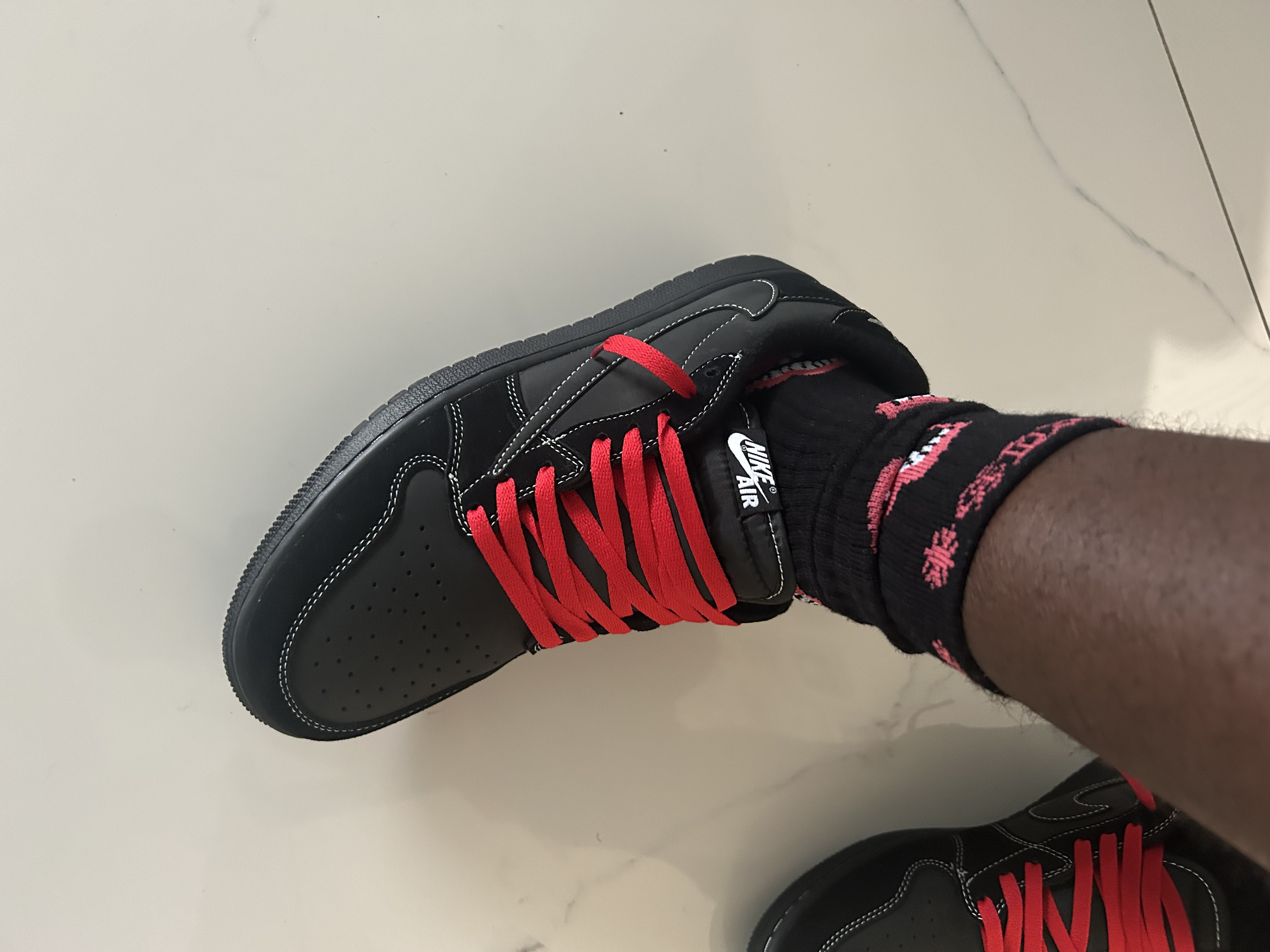 【Flash Sale】Air Jordan 1 Retro Low OG SP Travis Scott Black Phantom DM7866-001 review Malykai 00