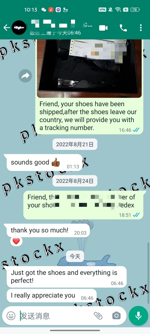 Review for Air Jordan 4 Retro Black Cat (2020) CU1110-010 from pkstockx customer💕