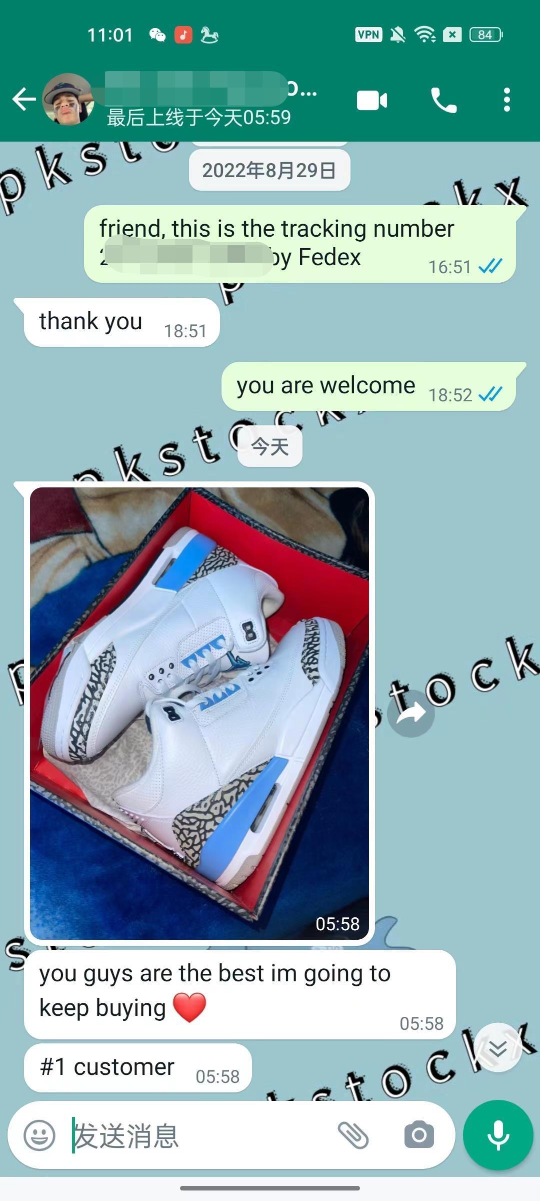 Review for PK God Batch Air Jordan 3 Retro UNC (2020) CT8532-104 from pkstockx customer💕