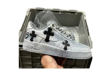 Where To Buy Custom Nike Air Force 1 The Cross Blue Tie dye