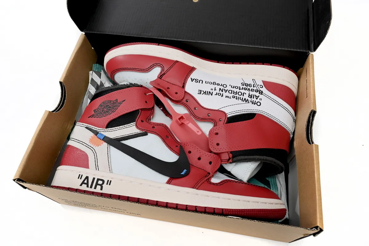 Is Fake shoes Air Jordan 1 High Off-White Chicago on PkStockX verified?