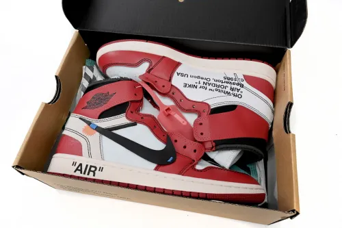 Is Fake shoes Air Jordan 1 High Off-White Chicago on PkStockX verified?