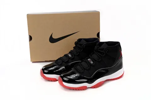 Unboxing Best Air Jordan 11 Playoffs Bred Reps Shoes From Fake Shoes Website - PkStockX