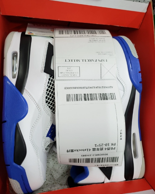 PkStockX Shipping - Jordan 4 Retro Motorsports
