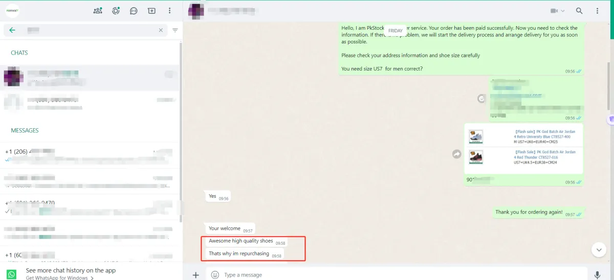 Feedback From PkStockX Regular Customers