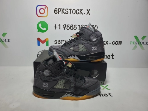 Feedback For PK God Batch Air Jordan 5 Retro Off-White Black CT8480-001 From PkStockX Customers