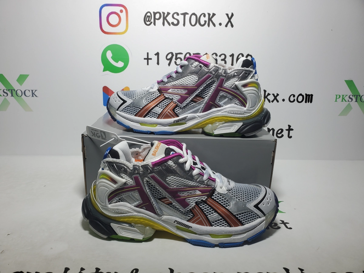 Feedback For PK God Batch Balenciaga Runner Silver Purple 677403W3RB68123 From PkStockX Customers