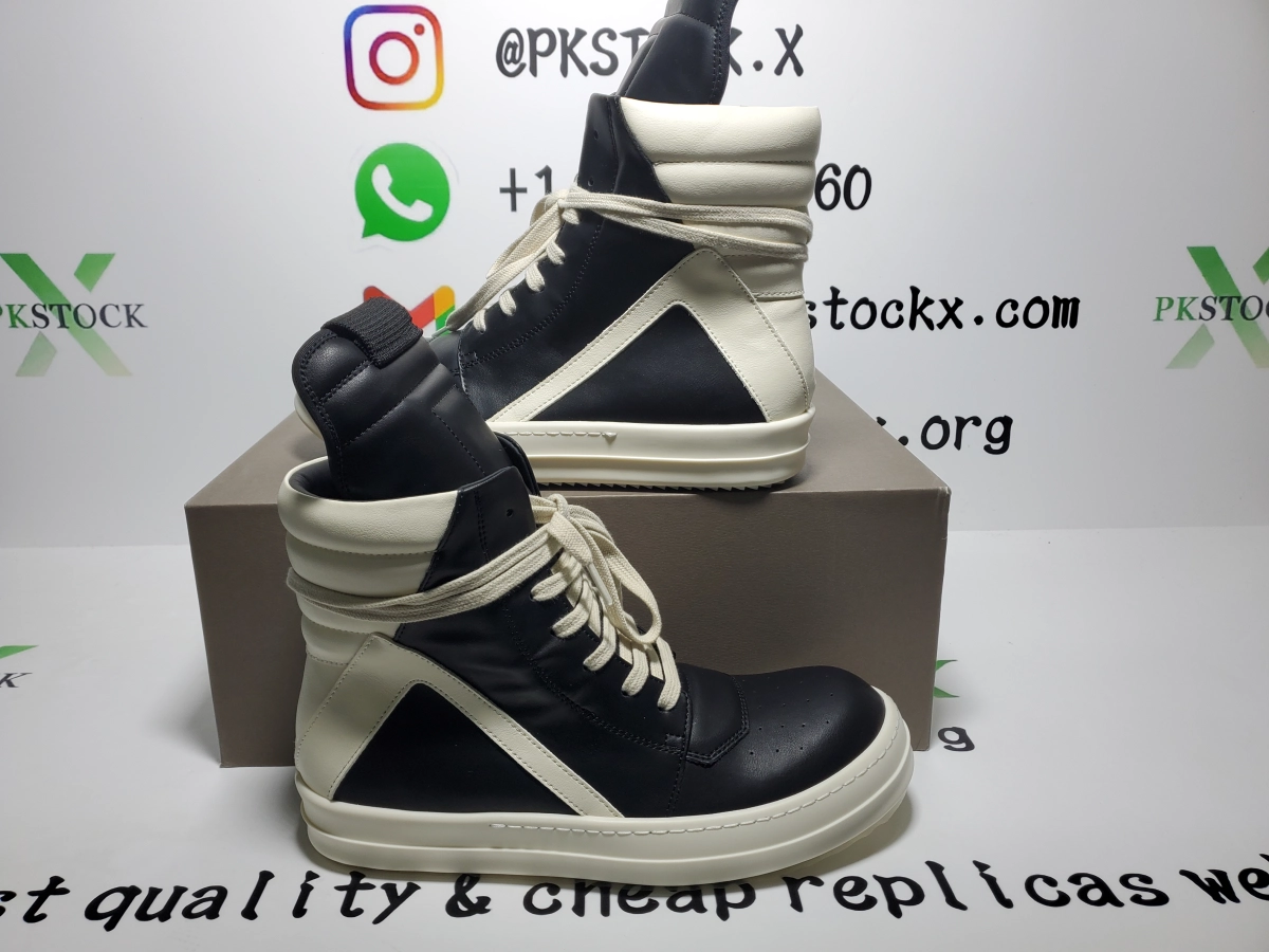 Feedback For PK God Batch Rick Owens Geobasket Black and White RU02C7894LCGLPO-7511 From PkStockX Customers
