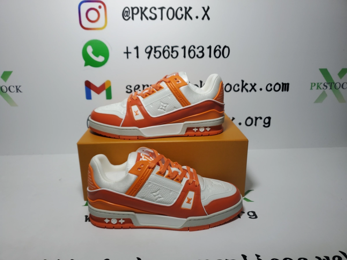 Feedback For PK God Batch LOUIS VUITTON 20ss Trainer Orange From PkStockX Customers