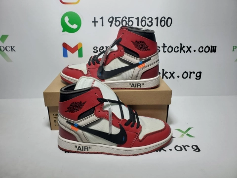 Feedback For PK God Batch Air Jordan 1 Retro High Off-White Chicago AA3834-101 From PkStockX Customers