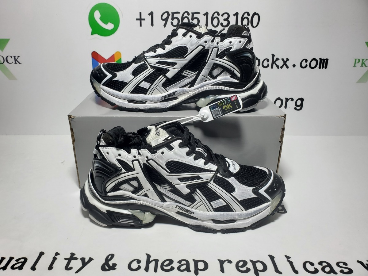 QC Photos For PK God Batch Balenciaga Runner Black White