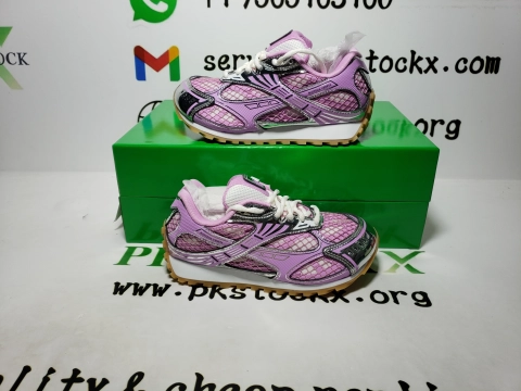 QC Photos For PK God Batch Bottega Veneta Orbit Sneaker pink