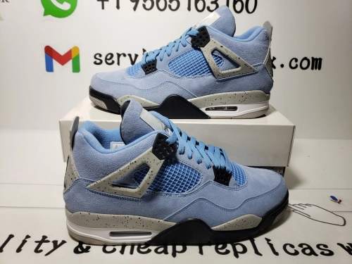 QC Photos For PK God Batch Air Jordan 4 Retro University Blue CT8527-400