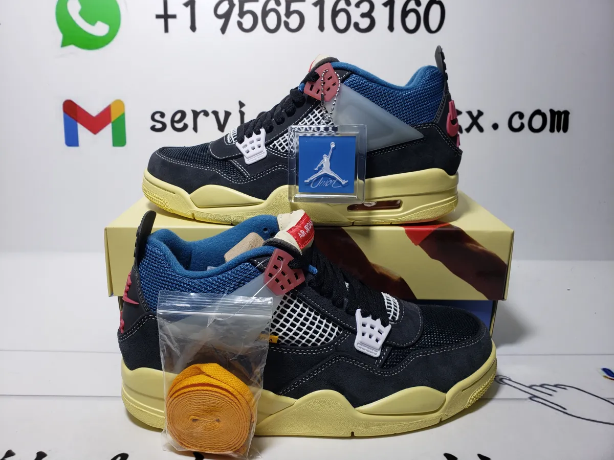 PK God Batch Air Jordan 4 Retro Union Off Noir DC9533-001